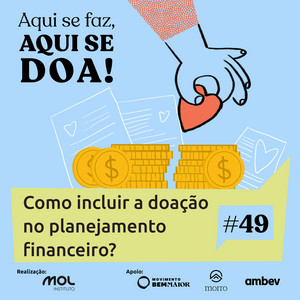 ep 49 – Como incluir a doação no planejamento financeiro?